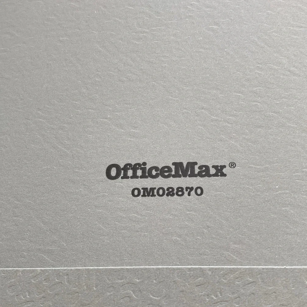 NEW OfficeMax Folders Four Pack Folio Two Pocket Multicolor Office Supplies